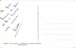 CPA Environs of Melun Castle of Be worth the Viscount Southern Frontage East