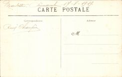 CPA Marlotte the long rock Beaudelaire Rock and path of the hell of Dante