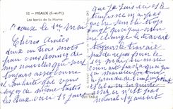 CPA Meaux edges of the Marne