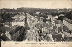 CPA Meaux the district Saint Remy seen from of the cathedral