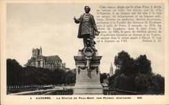 Statue Auxerre-CPA von Paul Bert durch PeynotBildhauer