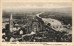 Kirche Auxerre-CPA Saint Germain und die neue Brucke
