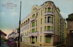 Grosses Hotel Auxerre-CPA der Klinge