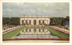 CPA Epernay Le jardin de Jean Remy Moet Dessine par Isabey Moet et Chandon Champagne