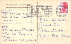 CPSM Castle of Couharde the Tail in Yvelines