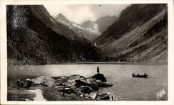 CPA Cauterets the Lake Gaube