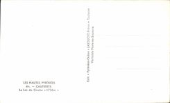 CPA Cauterets the Lake Gaube