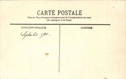 CPA Biarritz Le rocher de la vierge Effet de nuit