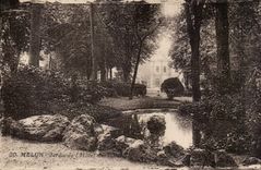 Melun CPA Garden of the town hall