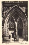 Moret sur Loing CPA La porte de l'eglise