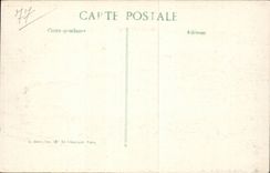 CPA Lagny House on boat run by a shell