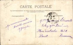 CPA Sands of olonne late Wind Folklore Woman