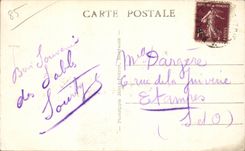 CPA Sands of olonne Group of Sablaises Folklore Costume