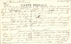 CPA Sands of olonne First meeting Children Costume Folklore