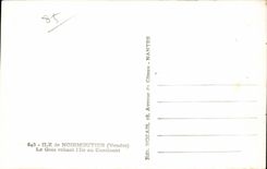 CPSM Island of Noirmoutier Gois connecting the island to the continent