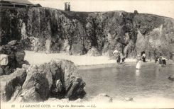 CPA der grosse Massstrand der Tummler