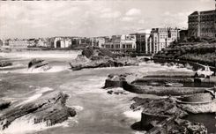 CPA Biarritz Le port des pecheurs et le casino