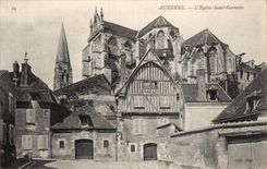 CPA Auxerre Kirche Saint Germain