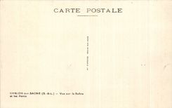 CPA Chalon sur Saone Vue sur la Saone et les ponts