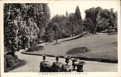 CPA Laval der Park von Perrine