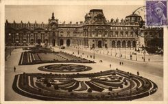 CPA Paris Carrousel Monument de Gambetta Le Louvre