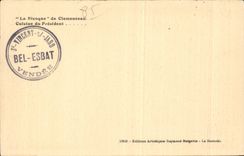 CPA das Bretterbude der Clemenceau Koche des Prasident