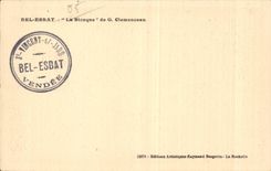 CPA Str Vincent von Jard das Bretterbude von schonem Clemenceau Essat