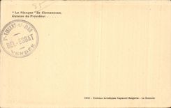 CPA Str Vincent von Jard das Bretterbude von Clemenceau kocht schones Essat