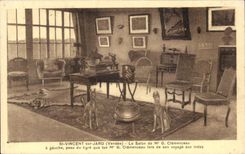 CPA Str Vincent von Jard das Bretterbude von Clemenceau das Wohnzimmer reist zum Inseln-Bel Essat