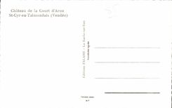 CPSM Schloss des Gerichtes von Aron Str Cyr in Talmondais