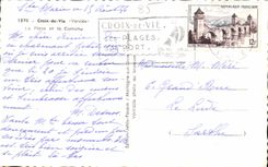 CPA Croix de Vie der Strand des Gesimses