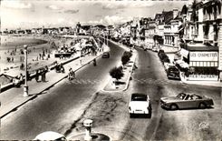 CPSM Sables d'Olonne der Damm und die Strand Volleyball-Kugel Volley Kugel