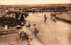 CPA Sables d'Olonne Kanal des Hafens