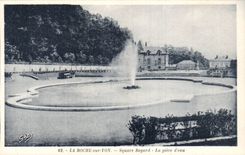 CPA the Rock on Yon Bayard Public garden the water part