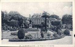 CPA the Rock on Yon prefecture and the garden