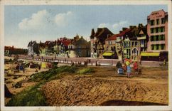 CPA versandet d4olonne eine Ecke des Strandes