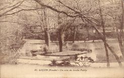 CPA Lucon eine Ecke des allgemeinen Gartens