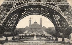 CPA Paris Trocadero View Eiffel Tower