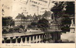 Paris CPA Garden of Luxembourg