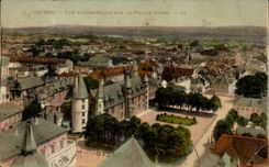 CPA Nevers panoramische Ansicht uber den ducal Gaumen