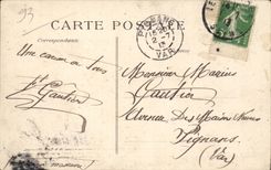 CPA Le Bourget Tableau of an episode of war 1870 the 1871 village had just fallen to the hands from the Prussian guard