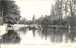 CPA Enghien les Bains Walk on the lake