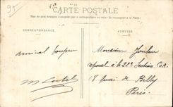 CPA Pontoise Street Thiers (rise)