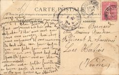 CPA I arrive has Pontoise Folklore Costume