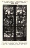CPA Church Saint Martin Montmorency Stained glass of Guillaume de Montmorency