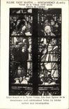 CPA Church Saint Martin Montmorency Stained glass of the virgin