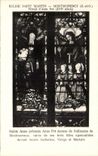CPA Church Saint Martin Montmorency Stained glass of Anne Pot