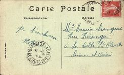 CPA Wand-Statue von Bayard