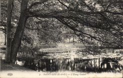 CPA Saint Leu the Godart pond