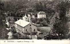 CPA Pontoise Vault of the hermitage